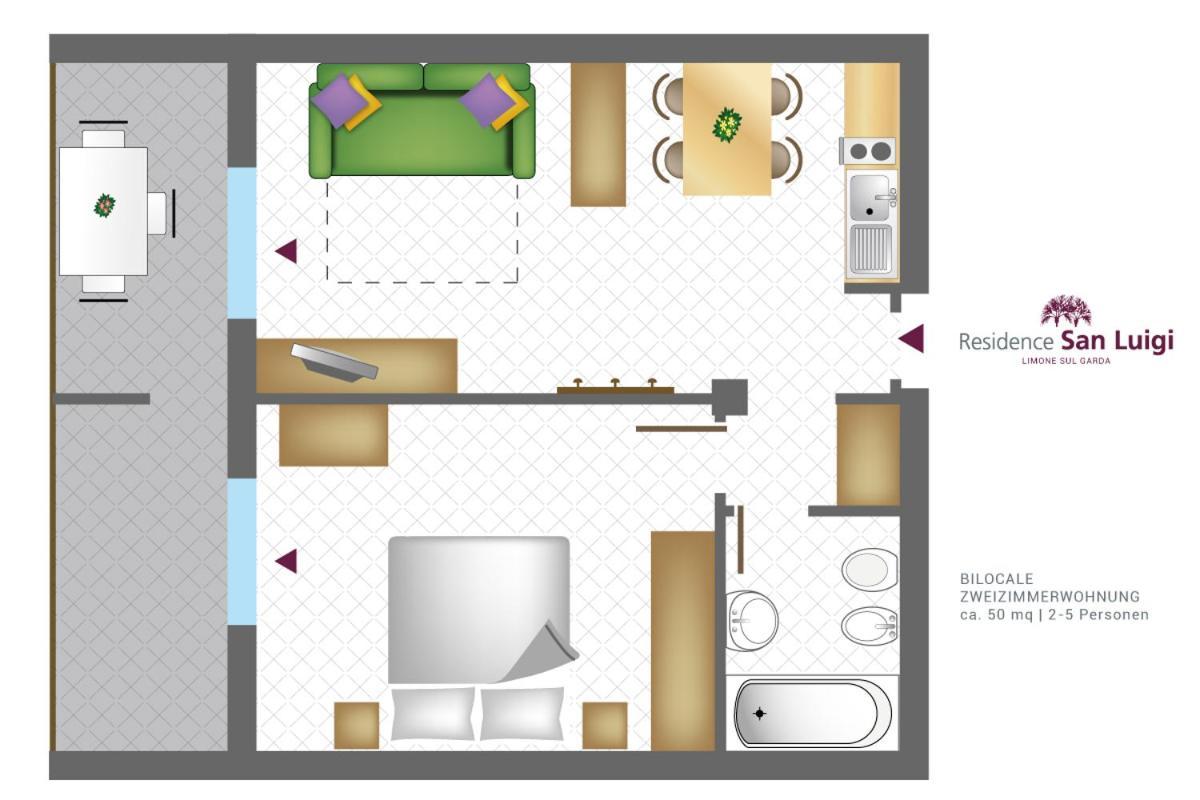 Residence San Luigi Лимоне сул Гарда Екстериор снимка